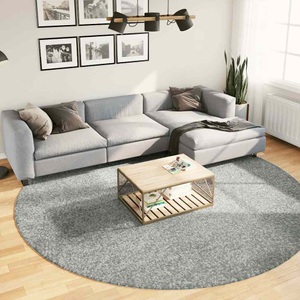 vidaXL, vidaXL Teppich Shaggy Hochflor Modern Grün Ø 280 cm