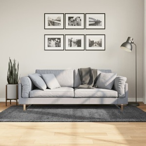 vidaXL, vidaXL Teppich OVIEDO Kurzflor Anthrazit 100x200 cm