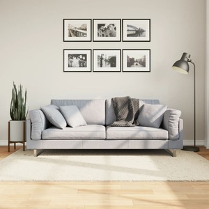 vidaXL, vidaXL Teppich OVIEDO Kurzflor Beige 140x200 cm