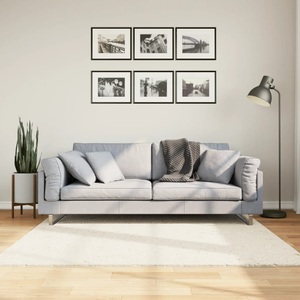 vidaXL, vidaXL Teppich OVIEDO Kurzflor Beige 160x160 cm