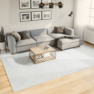 vidaXL, vidaXL Teppich OVIEDO Kurzflor Grau 240x340 cm