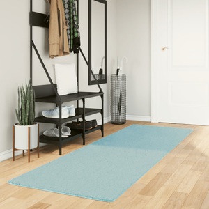 vidaXL, vidaXL Teppich OVIEDO Kurzflor Grün 80x250 cm