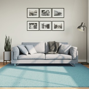 vidaXL, vidaXL Teppich OVIEDO Kurzflor Grün 200x200 cm