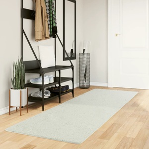 vidaXL, vidaXL Teppich OVIEDO Kurzflor Creme 80x250 cm