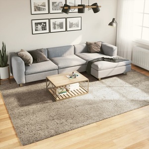 vidaXL, vidaXL Teppich Hochflor Glänzend Beige 240x340 cm, vidaXL Teppich ISTAN Hochflor Glänzend Beige 240x340 cm