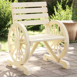 vidaXL, vidaXL Gartenstühle 4 Stk. Massivholz Tanne, vidaXL Gartenstühle 4 Stk. Massivholz Tanne