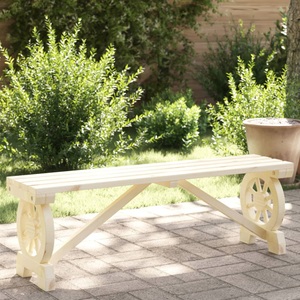 vidaXL, vidaXL Gartenbank 115 cm Massivholz Tanne