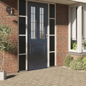 vidaXL, vidaXL Fensterfolien 3 Stk. Statisch Matt Schwarz PVC, vidaXL Fensterfolien 3 Stk. Statisch Matt Schwarz PVC
