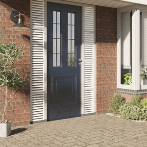 vidaXL, vidaXL Fensterfolien 4 Stk. Matt Jalousien-Muster PVC, vidaXL Fensterfolien 4 Stk. Matt Jalousien-Muster PVC