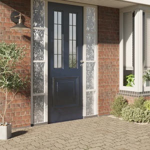 vidaXL, vidaXL Fensterfolien 2 Stk. Matt Blumen-Muster PVC, vidaXL Fensterfolien 2 Stk. Matt Blumen-Muster PVC