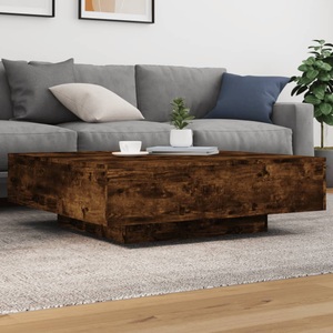 vidaXL, vidaXL Couchtisch Räuchereiche 100x100x31 cm Holzwerkstoff, vidaXL Couchtisch Räuchereiche 100x100x31 cm Holzwerkstoff