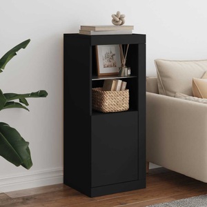 vidaXL, vidaXL Sideboard mit LED-Leuchten Schwarz 41x37x100 cm