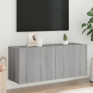 vidaXL, vidaXL TV-Wandschrank Grau Sonoma 100x30x41 cm, vidaXL TV-Wandschrank Grau Sonoma 100x30x41 cm