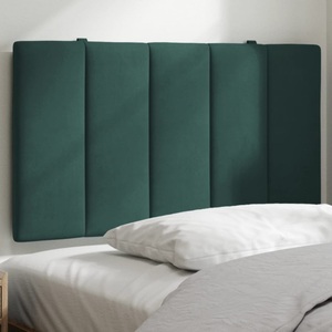 vidaXL, vidaXL Kopfteil-Kissen Dunkelgrün 80 cm Samt, vidaXL Kopfteil-Kissen Dunkelgrün 80 cm Samt