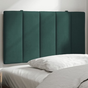vidaXL, vidaXL Kopfteil-Kissen Dunkelgrün 90 cm Samt, vidaXL Kopfteil-Kissen Dunkelgrün 90 cm Samt