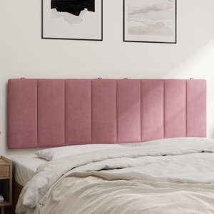 vidaXL, vidaXL Kopfteil-Kissen Rosa 160 cm Samt, vidaXL Kopfteil-Kissen Rosa 160 cm Samt