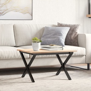 vidaXL, vidaXL Couchtisch-Gestell in X-Form 60x40x38 cm Gusseisen, vidaXL Couchtisch-Gestell in X-Form 60x40x38 cm Gusseisen