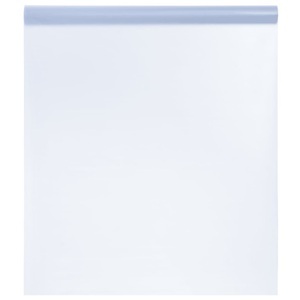 vidaXL, vidaXL Fensterfolie Statisch Matt Transparent Grau 60x500 cm PVC, vidaXL Fensterfolie Statisch Matt Transparent Grau 60x500 cm PVC