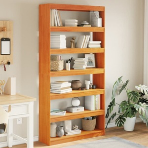 vidaXL, vidaXL Bücherregal/Raumteiler 100x30x199,5 cm Massivholz Kiefer