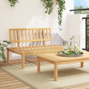 vidaXL, vidaXL Garten-Mittelsofa aus Paletten Massivholz Akazie
