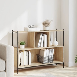 vidaXL, vidaXL Bücherregal Sonoma-Eiche 102x28x77,5 cm Holzwerkstoff