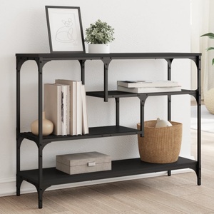 vidaXL, vidaXL Konsolentisch Schwarz 100x30x75 cm Holzwerkstoff, vidaXL Konsolentisch Schwarz 100x30x75 cm Holzwerkstoff