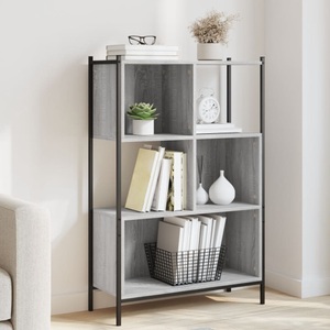 vidaXL, vidaXL Bücherregal Grau Sonoma 72x28x109 cm Holzwerkstoff