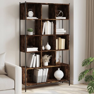 vidaXL, vidaXL Bücherregal Räuchereiche 102x28x172 cm Holzwerkstoff