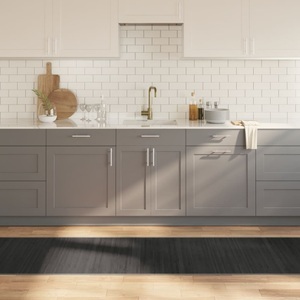 vidaXL, vidaXL Teppich Rechteckig Grau 70x300 cm Bambus, vidaXL Teppich Rechteckig Grau 70x300 cm Bambus