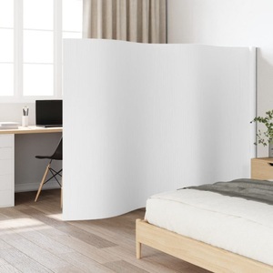 vidaXL, vidaXL Paravent Weiß 165x400 cm Bambus, vidaXL Paravent Weiß 165x400 cm Bambus