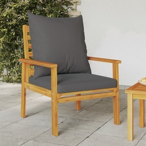 vidaXL, vidaXL Gartensessel 2 Stk. mit Kissen Massivholz Akazie, vidaXL Gartensessel 2 Stk. mit Kissen Massivholz Akazie