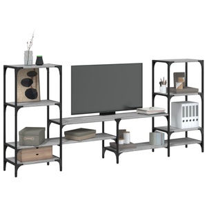 vidaXL, vidaXL TV-Schrank Grau Sonoma 206,5x28,5x95 cm Holzwerkstoff