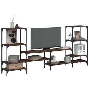 vidaXL, vidaXL TV-Schrank Braun Eichen-Optik 206,5x28,5x95 cm Holzwerkstoff