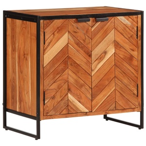 vidaXL, vidaXL Schuhschrank 67x38x65 cm Massivholz Akazie