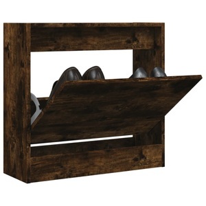 vidaXL, vidaXL Schuhschrank Räuchereiche 60x21x57 cm Holzwerkstoff