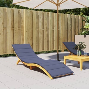 vidaXL, vidaXL Sonnenliegen-Auflage Marineblau Oxford-Gewebe, vidaXL Sonnenliegen-Auflage Marineblau Oxford-Gewebe