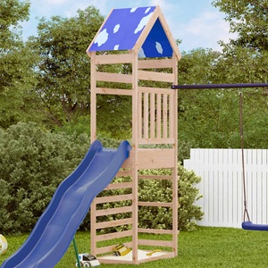 vidaXL, vidaXL Spielturm mit Kletterwand 85x52,5x265 cm Massivholz Kiefer