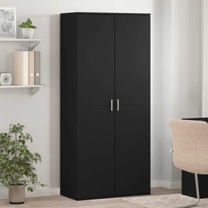 vidaXL, vidaXL Schuhschrank Schwarz 80×39×178 cm Holzwerkstoff