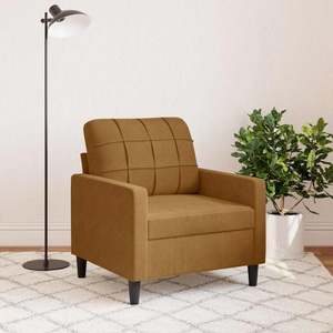 vidaXL, vidaXL Sessel Braun 60 cm Samt
