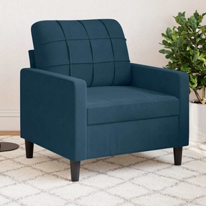 vidaXL, vidaXL Sessel Blau 60 cm Samt