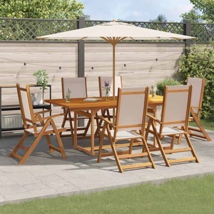 vidaXL, VidaXL - Garten essgruppe akazienholz, One Size, Braun