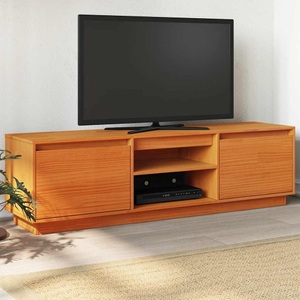 vidaXL, vidaXL TV-Schrank Wachsbraun 140x35x40 cm Massivholz Kiefer