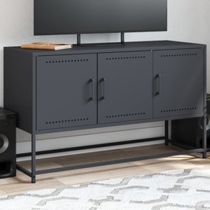 vidaXL, vidaXL TV-Schrank Anthrazit 100,5x39x60,5 cm Stahl