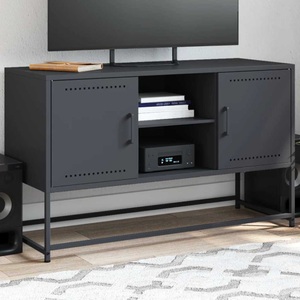 vidaXL, vidaXL TV-Schrank Anthrazit 100,5x39x60,5 cm Stahl