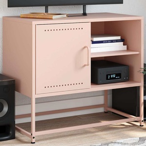 vidaXL, vidaXL TV-Schrank Rosa 68x39x60,5 cm Stahl
