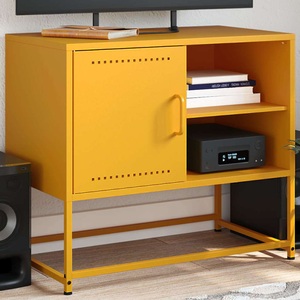 vidaXL, vidaXL TV-Schrank Senfgelb 68x39x60,5 cm Stahl