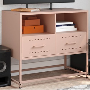 vidaXL, vidaXL TV-Schrank Rosa 68x39x60,5 cm Stahl