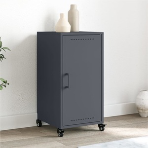 vidaXL, vidaXL Sideboard Anthrazit 36x39x72 cm Kaltgewalzter Stahl