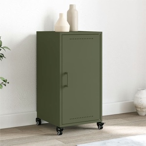 vidaXL, vidaXL Sideboard Olivgrün 36x39x72 cm Kaltgewalzter Stahl, vidaXL Sideboard Olivgrün 36x39x72 cm Stahl