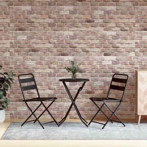 vidaXL, vidaXL 3D-Wandpaneele 10 Stk. Braun 100x50 cm EPS